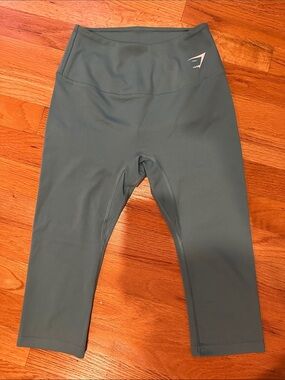 Gymshark Teal Cropped Leggings